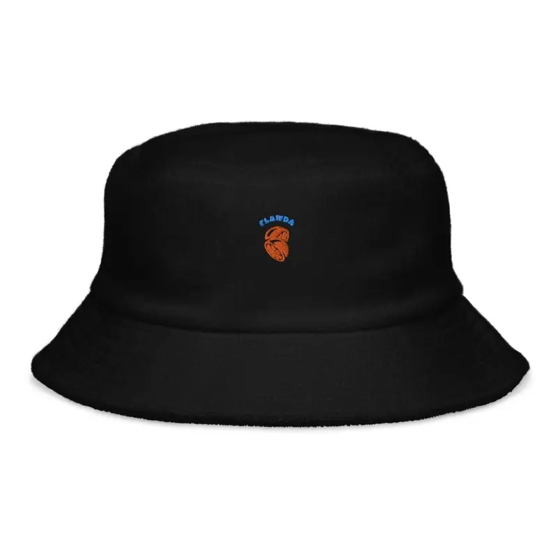 Flawda (Aqua) Terry Cloth Bucket Hat